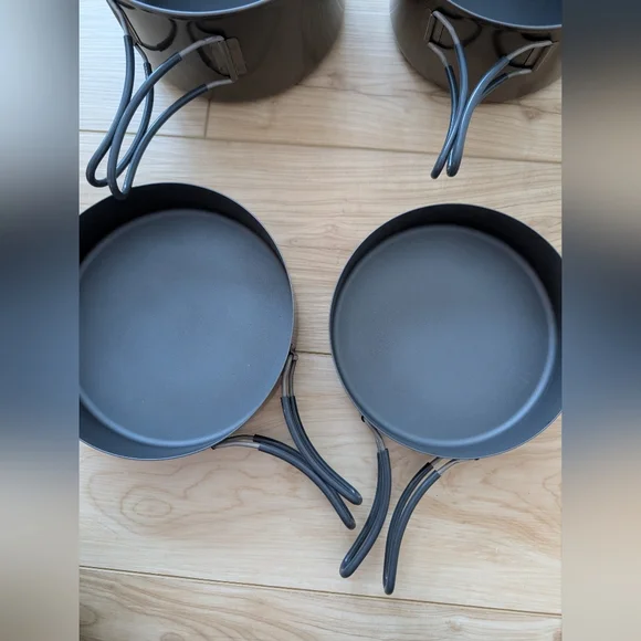 Evernew Titanium Camping Pot Set Of 4 - Picture 9 of 16